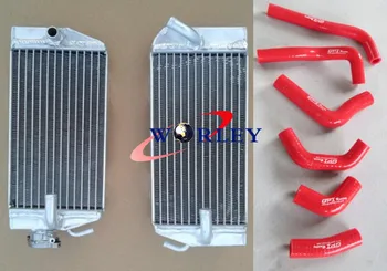 

FOR Honda CRF450 CRF450R CRF 450 R CRF 450R 02 03 04 2002 2003 2004 Aluminum Radiator + Hose