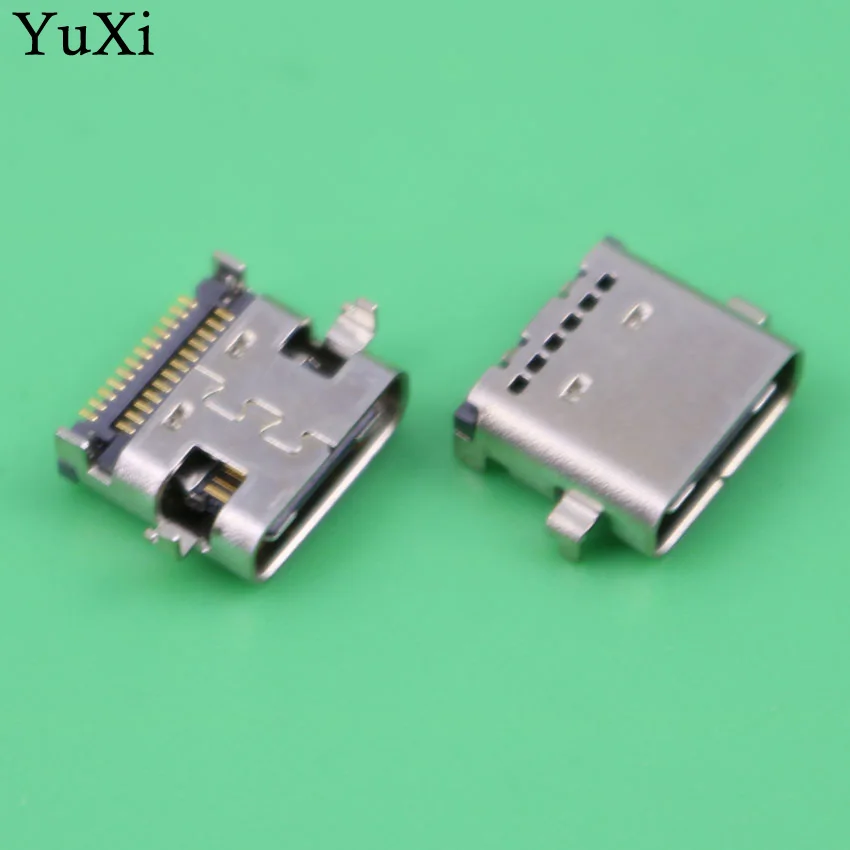 

YuXi High speed data interface micro 3.1 usb DIY 24pin USB-C Type C mother Socket Connector SMT type charging interface