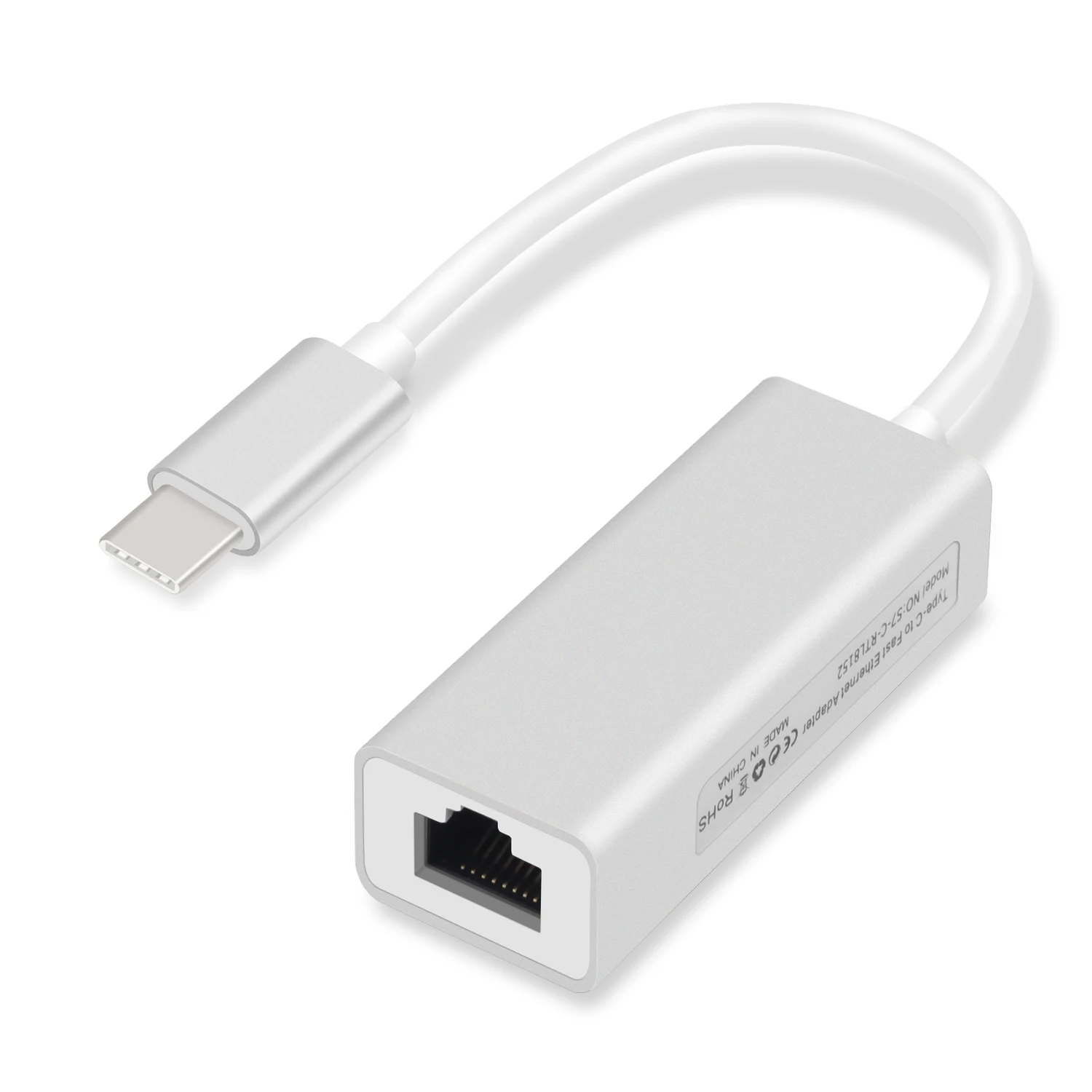 Адаптер GOOJODOQ USB C Ethernet 10/100 мбит/с тип RJ45 Lan|network card usb|usb ethernetethernet adapter |