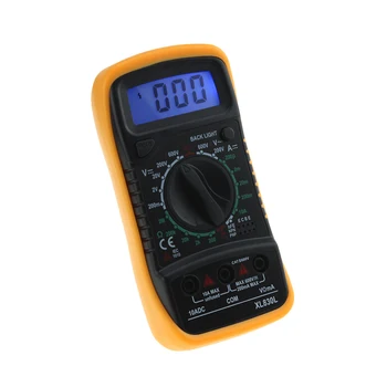 

Backlight Digital LCD Display Electric Handheld Multimeter Voltmeter Ammeter XL830L AC DC OHM Volt Tester Test Current Free ship