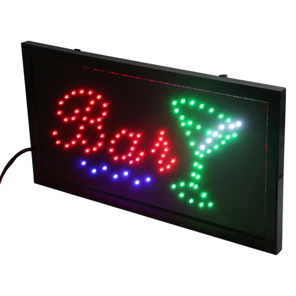 

CHENXI Super Bright Quality Bar Pub Wine Bar LED Neon Shop Display Hanging Signs Advertising 48cm x 25cm