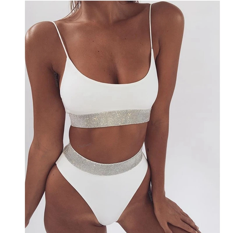 2020 New Sexy Two Piece Bandeau Push Up Bikini Set Black Swimsuit Sports Swimwear Women Brazilian Bikini Bathing Suit Large Size 2020 New Sexy Two Piece Bandeau Push Up Bikini Set Black Swimsuit Sports Swimwear Women Brazilian Bikini Bathing Suit Large Size