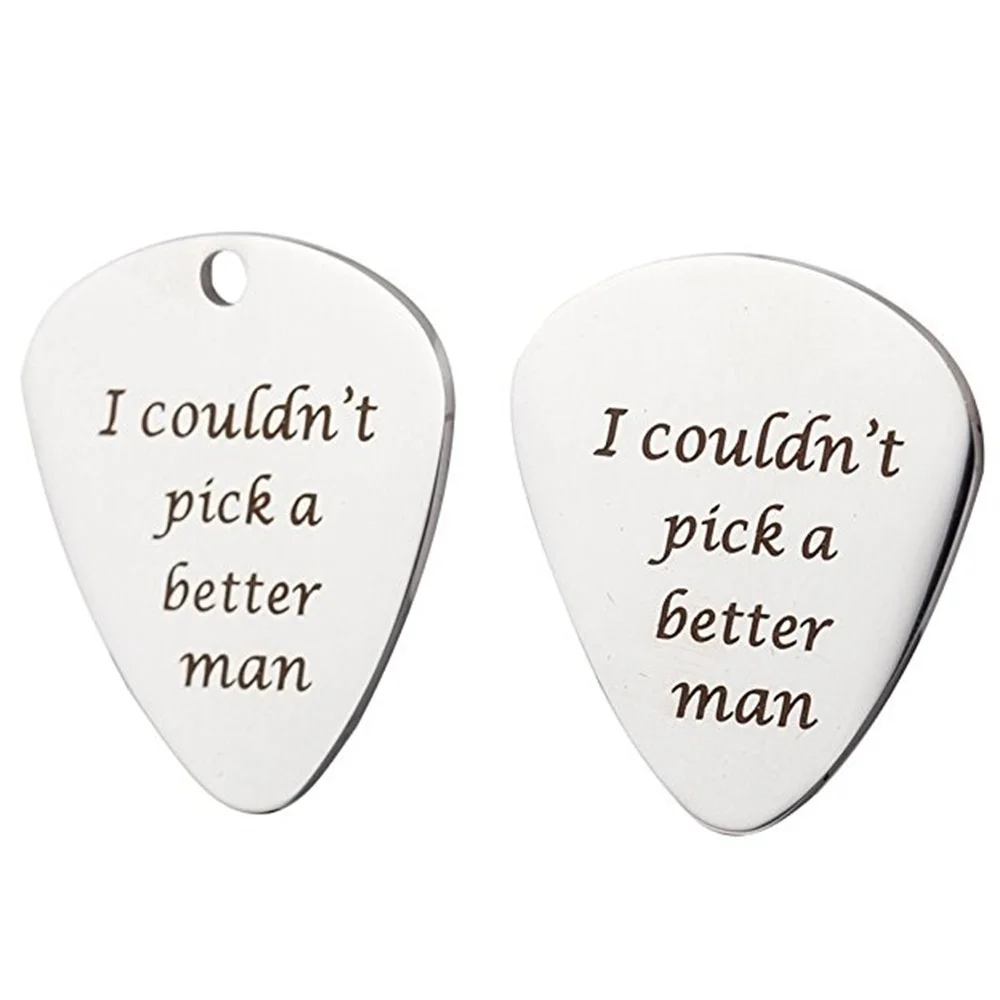 I Pick You Always Forever Dad/sister/brother/man в форме сердца ручной штамп подвески для