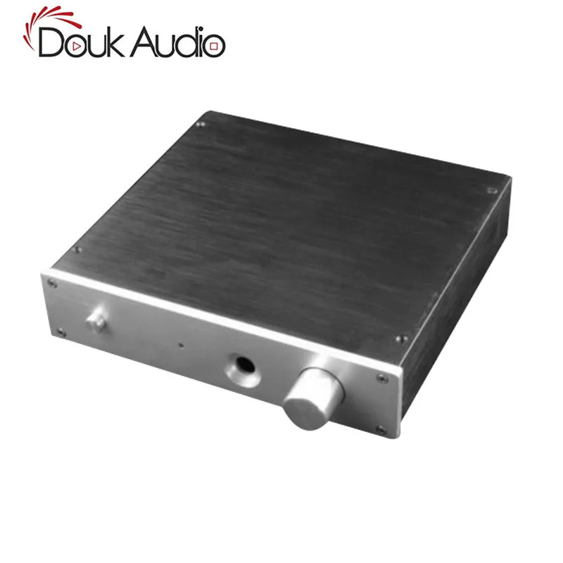 Douk Audio black Aluminium Case Amplifier Enclosure Headphone Amp Chassis