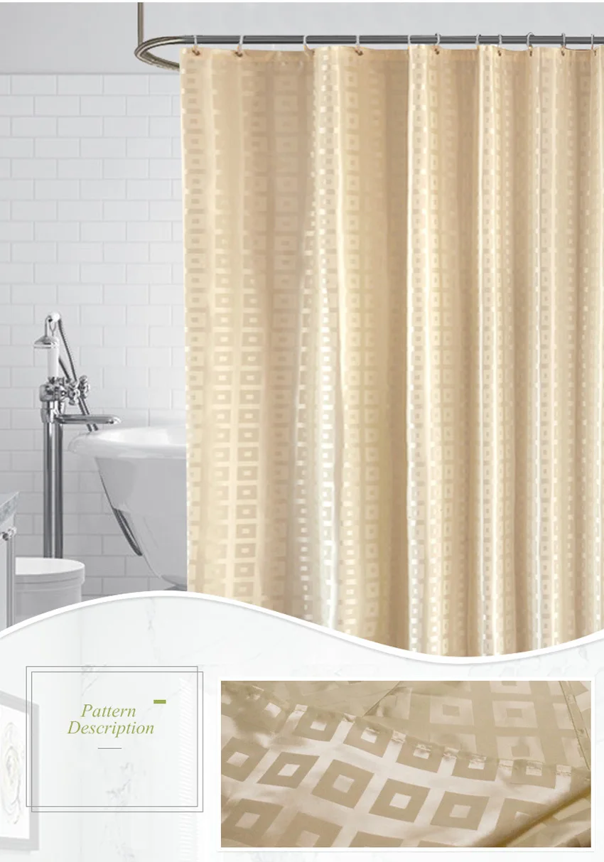 Занавески для душа разных размеров из полиэстера, занавески для ванной, водонепроницаемые занавески для ванной, домашний декор, Duschvorhang