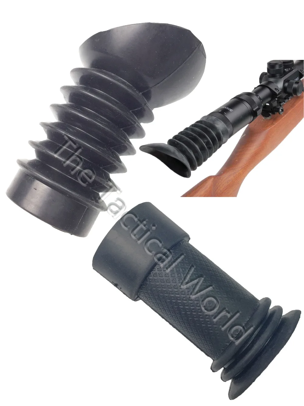 Hunting Gun Accessories Airsoft Rubber 38 40mm Flexible Scalability Ocular Soft Rubber Eye Protector Cover for