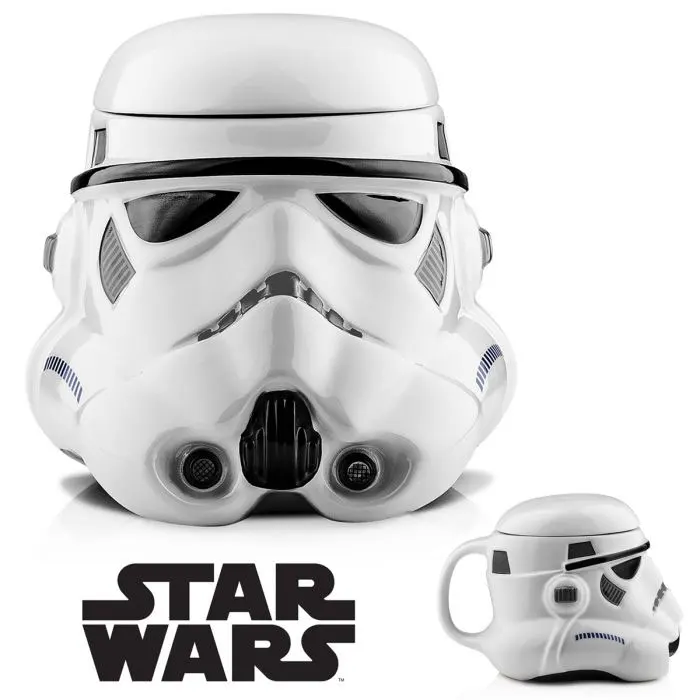 Oussirro Star Wars кружка Дарт Вейдер воин Белый воин 3D чашка для кофе с Ложка Крышка высокотемпературное керамическое изделия