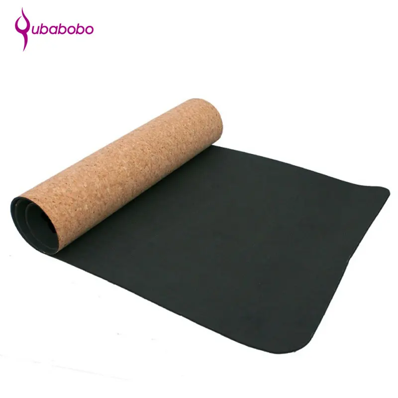 [QUBABOBO] High Quality Cork+TPE Yoga Mat Fitness Mat Gymnastics Cushion Non-slip Pilates Balance Sport Colchonete 4mm,5mm,6mm