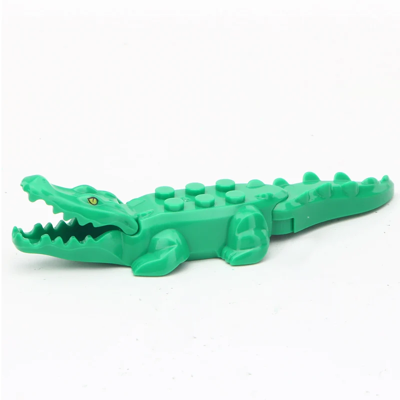

Single Sale Animal Action Crocodile Shark Giraffe Assembly Toys Building Blocks Gifts For Friend Children