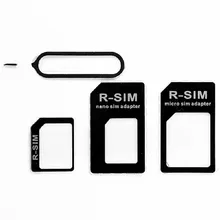 Sim-kaart Adapter 3 in 1 micro sim adapter met Eject Pin Key Retail Pakket voor iPhone 5/5 s/6/6 S/Samsung 70 80(China)