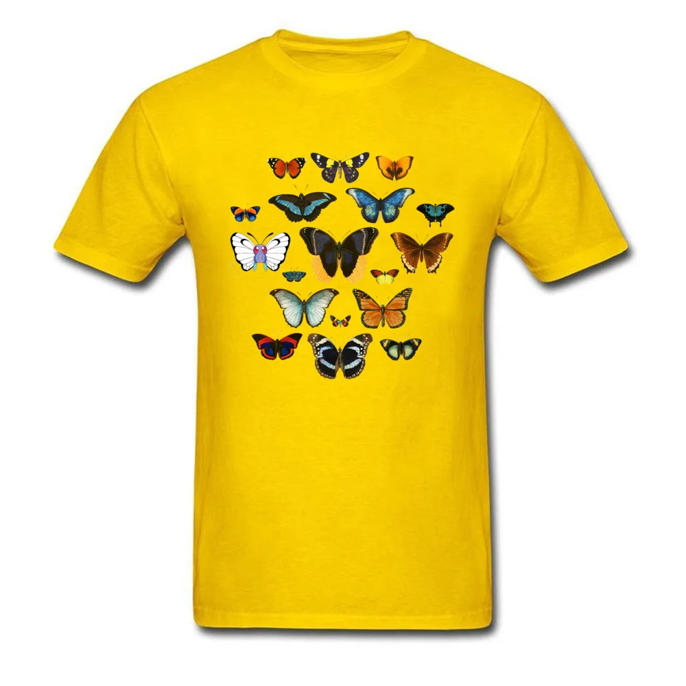 entomology 4681 Top T-shirts for Adult Classic April FOOL DAY Tops Tees Short Sleeve Hip Hop Tee-Shirt Round Collar 100% Cotton entomology 4681 yellow