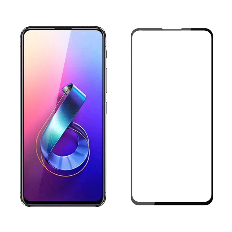 9 H полное покрытие защита закаленное стекло для ASUS ZenFone 6 ZS630KL Защитная пленка