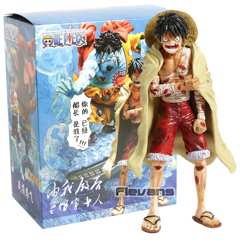 

Anime One Piece Monkey D Luffy Battle Damage Ver. PVC Figure Collectible Model Toy