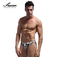 Sexcer нейлон для мужчин трусики для женщин бикини скелет печати купальники малышек пикантное мужское нижнее белье Высокое Кач