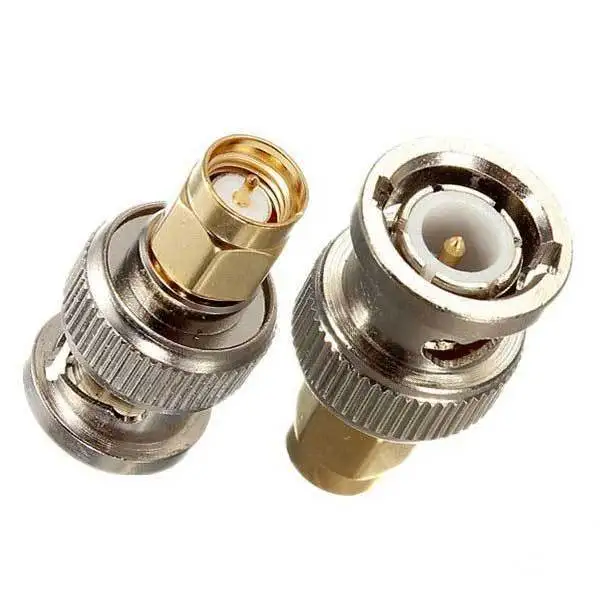 

Alloy Steel BNC Male Plug To SMA Male Plug RF Adapter Connector