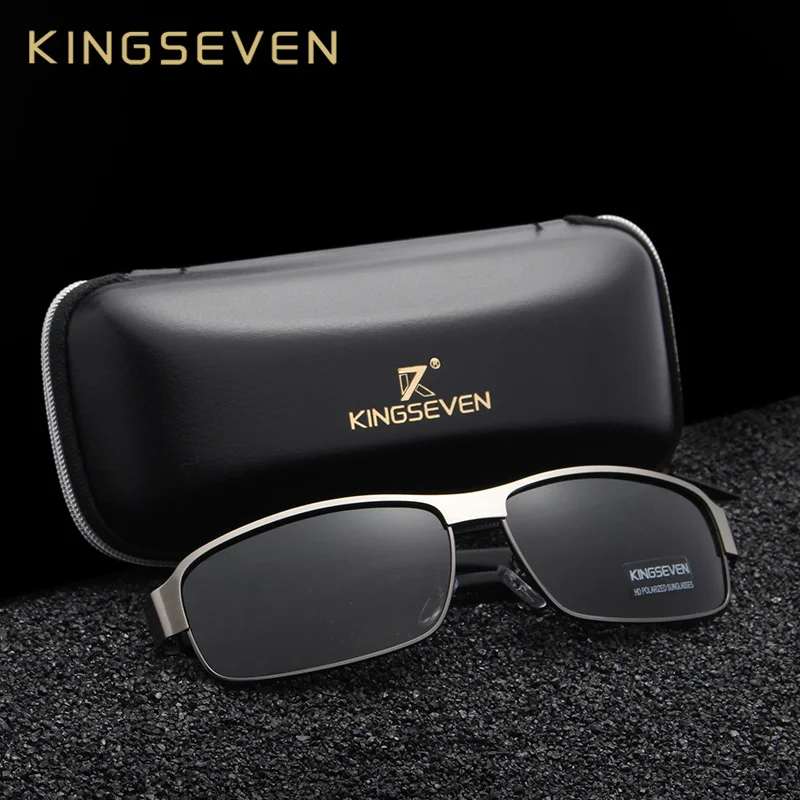 Мужские солнцезащитные очки KINGSEVEN модные для вождения автомобиля фирменный