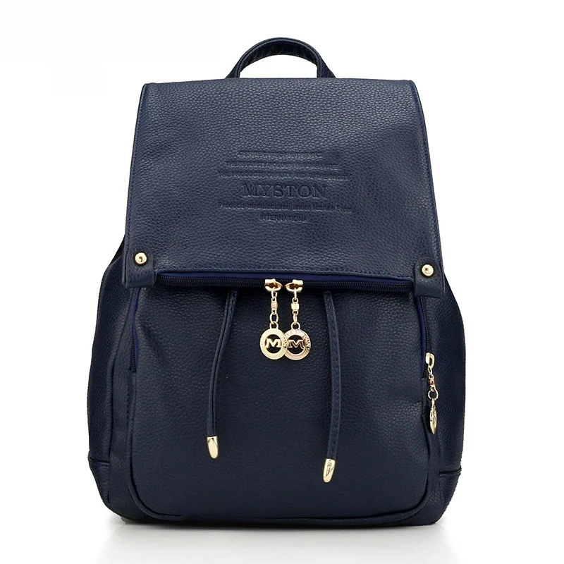 

Women's Backpack Genuine Leather College Wind Student Backpack School Bag For Teenagers Girls Ladies Travel Bag Mochila Feminina