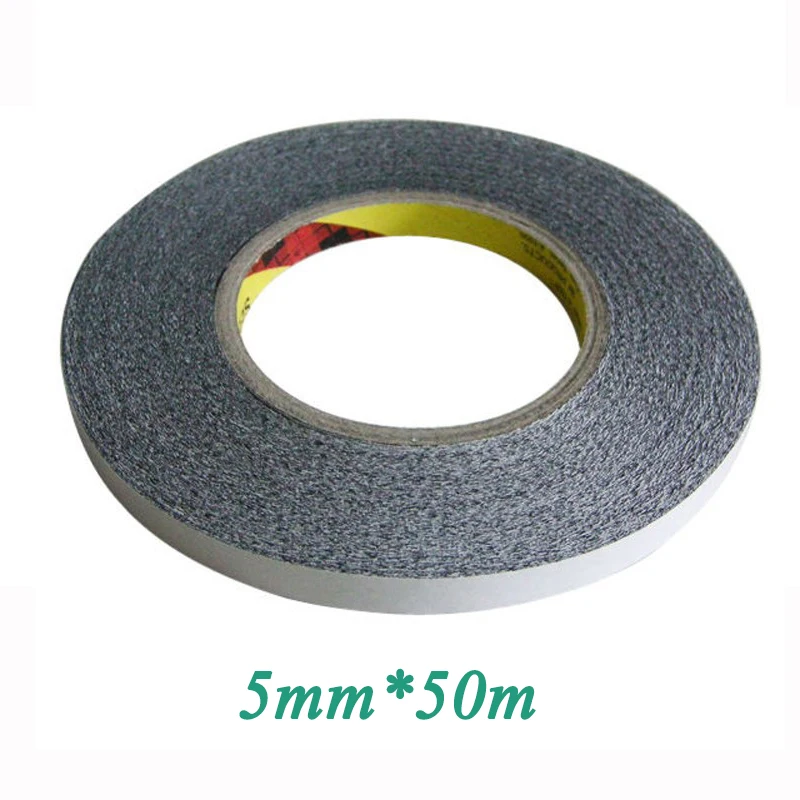 2pcs 5mm 50m Length Black Double Sided Tape Black Double Sided Adhesive