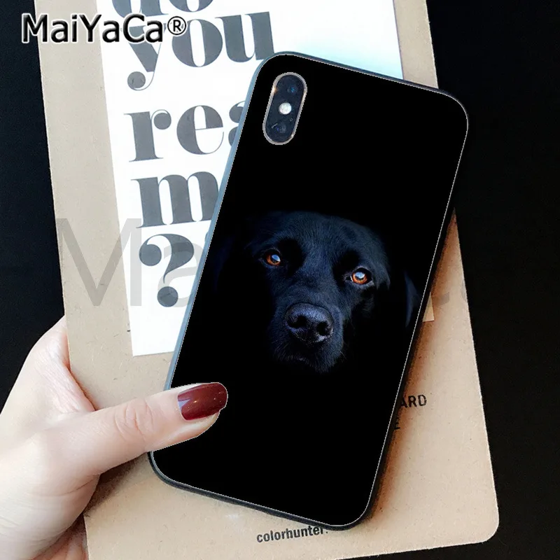 MaiYaCa животное такса собака добермана черный корпус телефона чехол для iphone 11 pro X XS MAX 66S 7 7plus 8 8Plus 5S SE XR