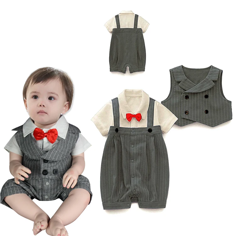 Buy New gentleman jumpers baby boys short sleeve