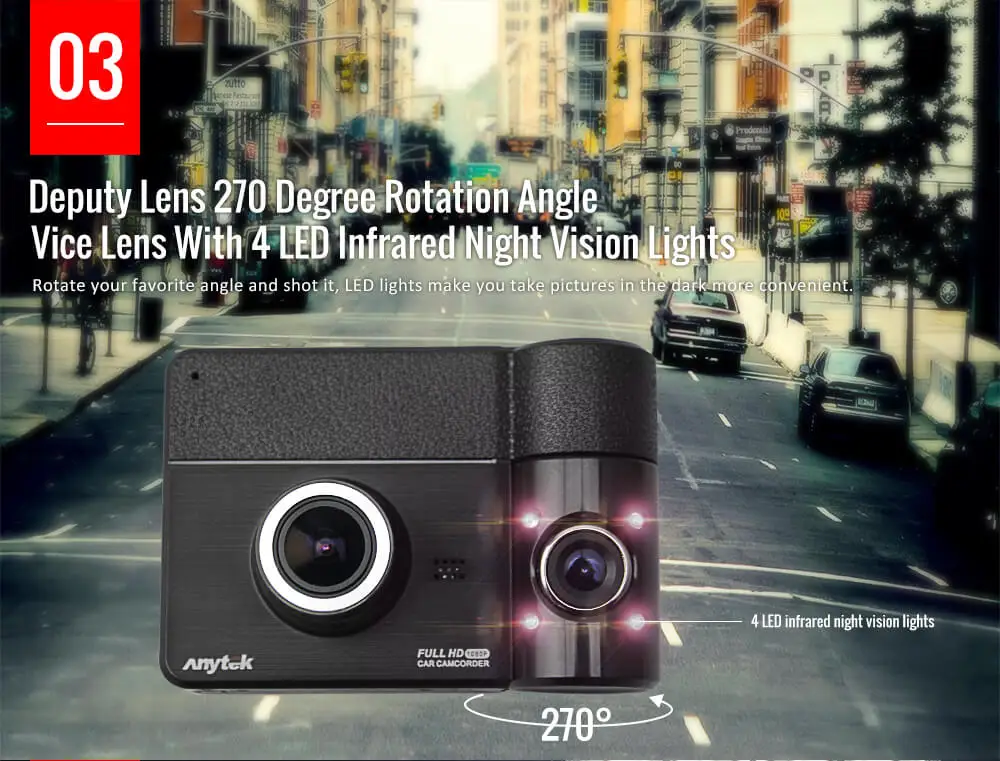 Anytek B60 Car DVR Dash Camera Detector (4)