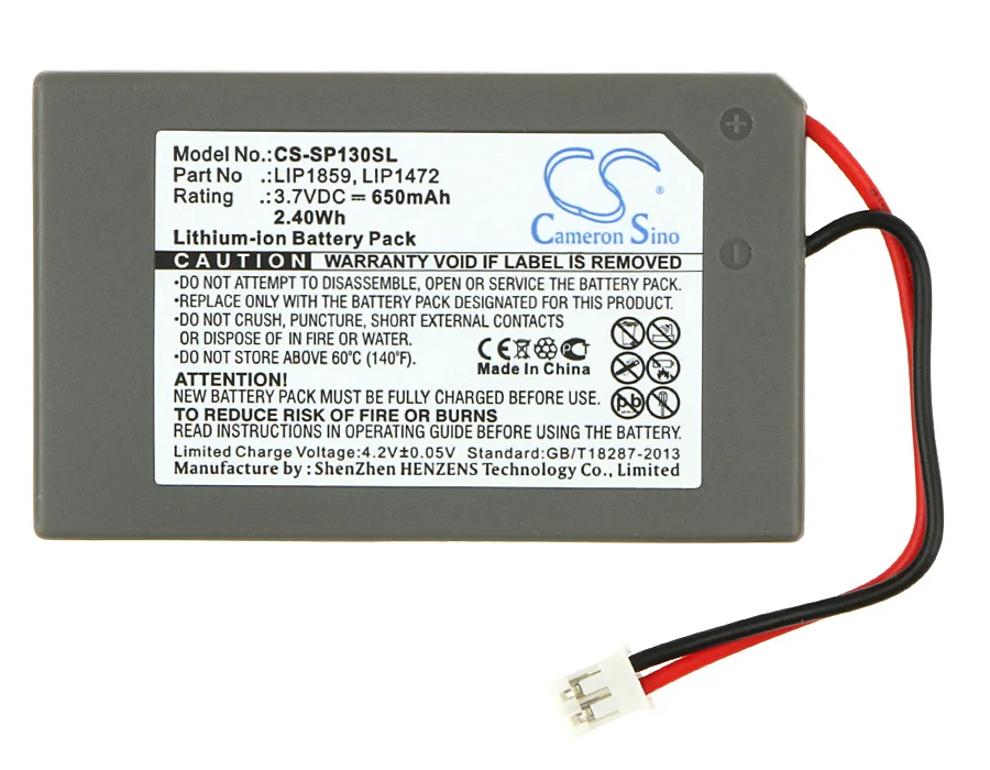 Аккумулятор Cameron Sino 650 мАч LIP1472 LIP1859 для Sony PlayStation 3 SIXAXIS PS3|Цифровые аккумуляторы| |