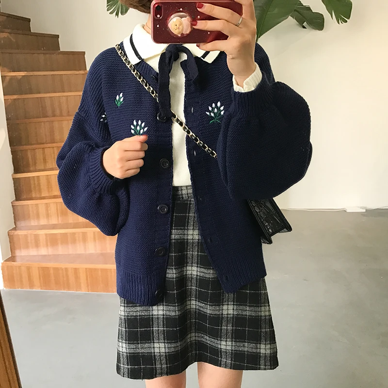 Tanie Damskie spódnice na co dzień japoński Kawaii Ulzzang Vintage Plaid wysokiej talii spódnica linii kobiet koreański odzież w stylu harajuku dla kobiet