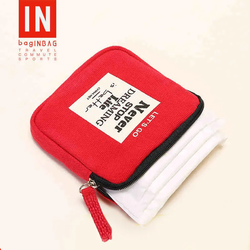 bagINBAG Sanitary Organizer Towel napkin Pad Purse Holder Case Easy Bag