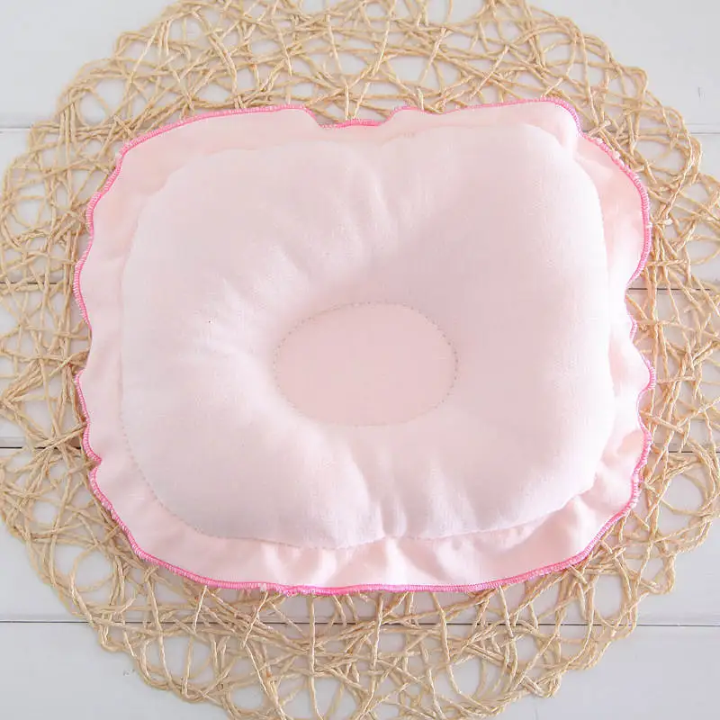 

Bedding Pillow For Baby Newborns Soft Baby Sleep Positioner Support Pillow With Lace Cotton Infant Pillow Prevent Flat Head