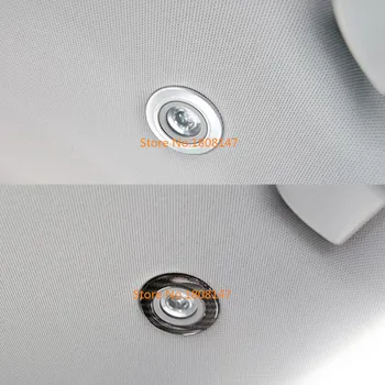 

Car inner stick ABS chrome Rear back read reading switch light lamp frame roof trim part 2pcs For Audi Q5 Q5L 2018 2019 2020