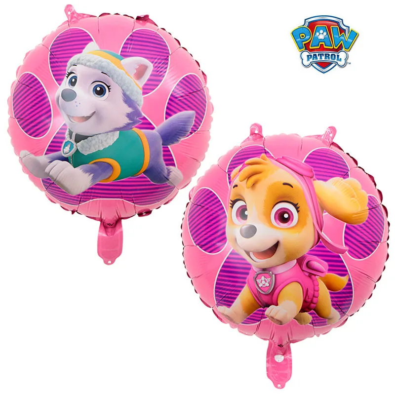 Новинка, Paw Patrol, украшение на день рождения, фигурки, игрушки, Paw Patrol, воздушные шары, вечерние, декор для комнаты, Чейз, Marshall, баллон, детские игрушки для девочек