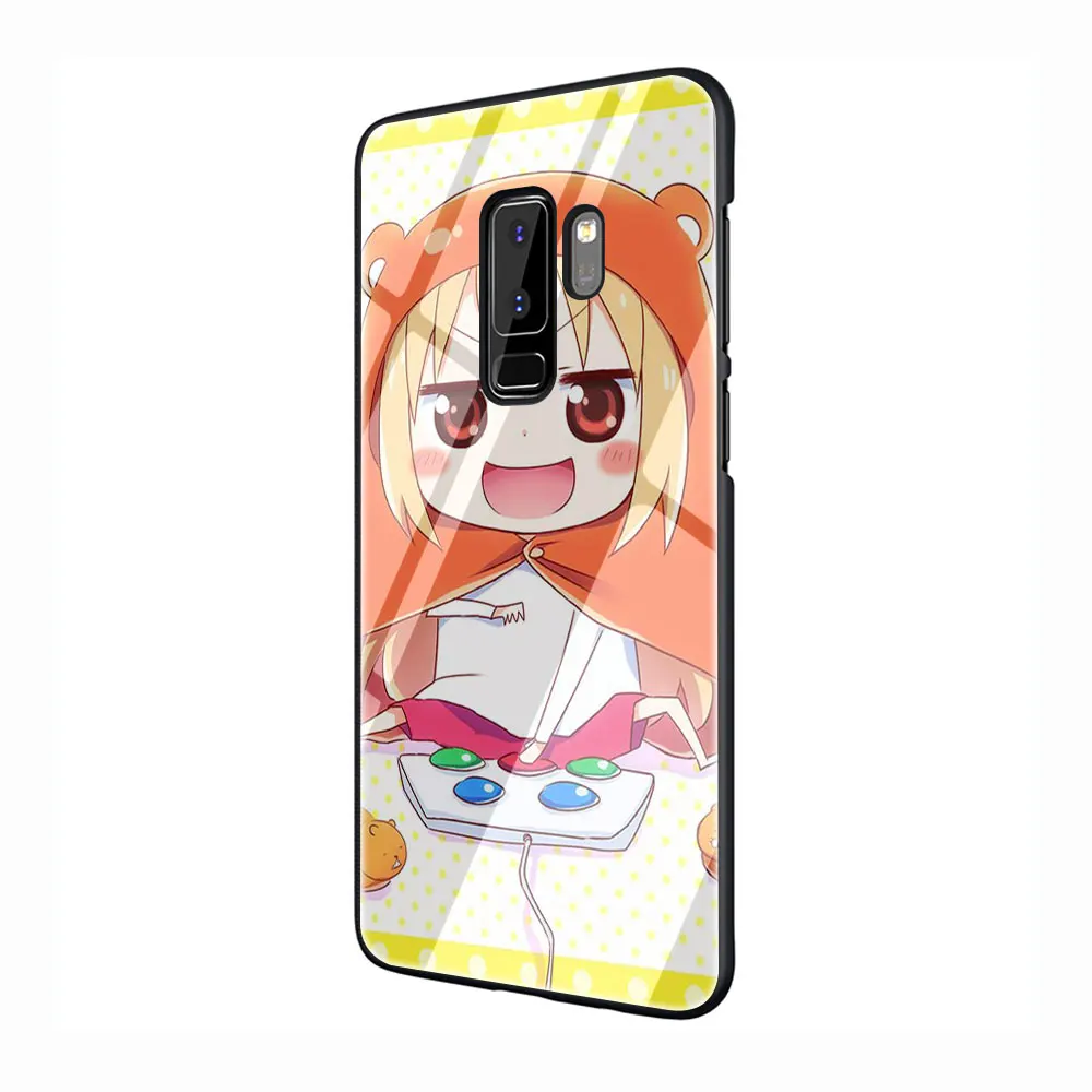 Cute Umaru chan Tempered Glass Phone Cover Case For Galaxy S7 edge S8 9 10 Plus Note 8 9 10 A10 20 30 40 50 60 70 - Цвет: G11