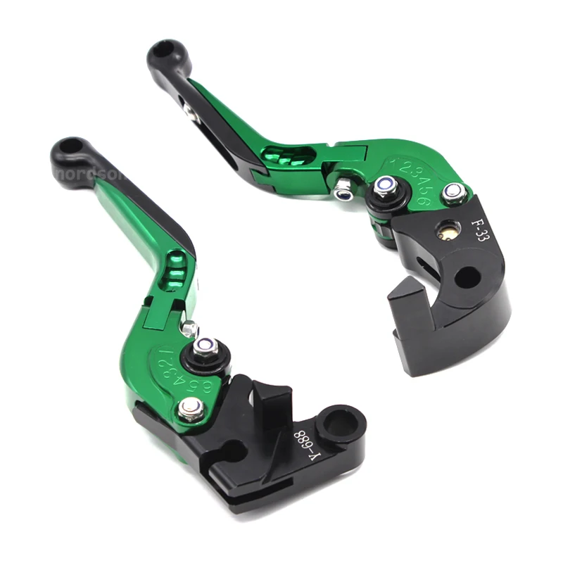 CNC de palancas de embrague de freno plegable ajustable moto palancas de freno para Yamaha FZ6R FZ6 FAZER FZ8 FZ1 XJ6 F-16/ y-688 CNC de palancas de embrague de freno plegable ajustable moto palancas de freno para Yamaha FZ6R FZ6 FAZER FZ8 FZ1 XJ6 F-16/ y-688