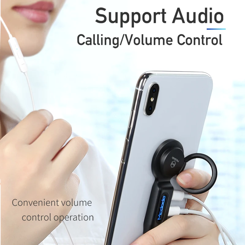 Mcdodo 5 в 1 для Lightning аудио адаптер кольцо держатель зарядное устройство адаптер быстрой зарядки 2A разъем OTG для IPhone XR XS X 8 7 Plus