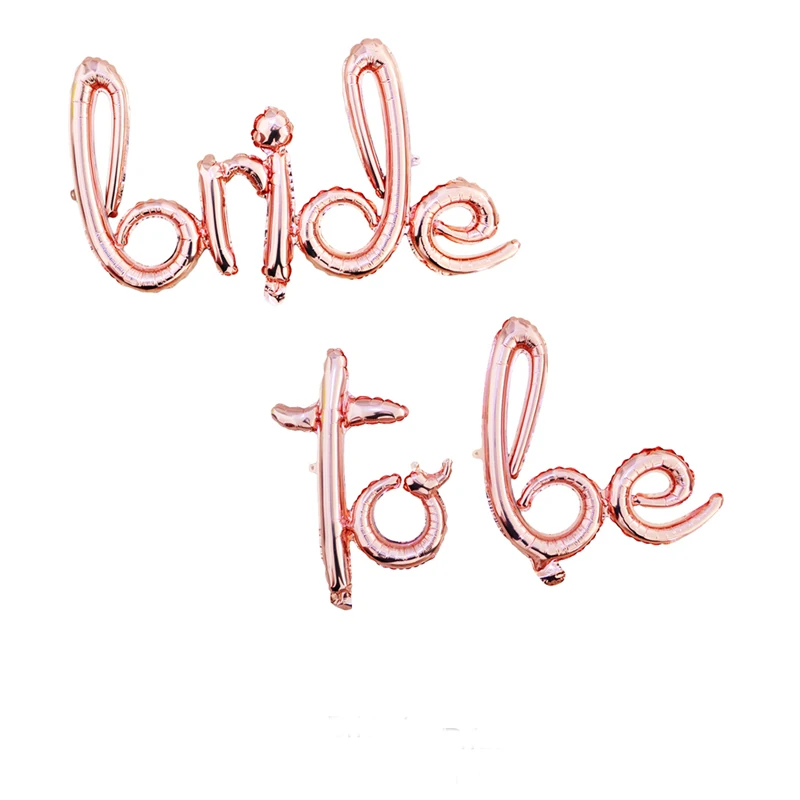Jumbo One/Детские воздушные шары из фольги для мальчиков и девочек, детские вечерние украшения для вечеринки - Цвет: bride to be