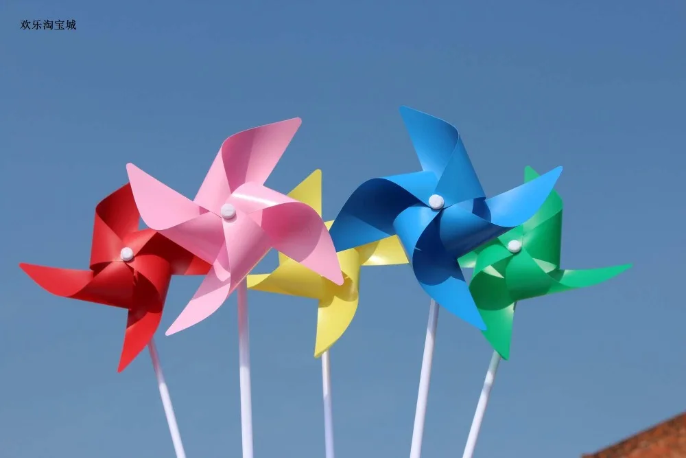 1x Kids Classic Toy Windmill Outdoor Sports Fun Pinwheel 