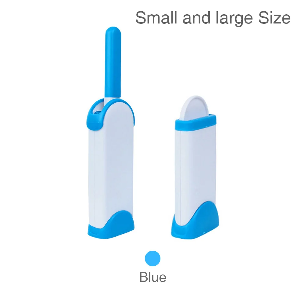 Меховая щетка Волшебные щетки для чистки меха многоразовая Волшебная для удаления ворсинок и пыли для домашних животных, кошек статическая портативная щетка для чистки одежды щетки - Цвет: Blue S and L