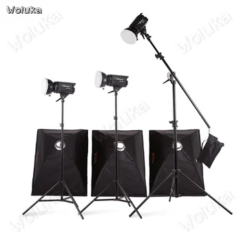 

Children's photography video camera lights continuous lighting fill lamp three-lamp set Photo Studio Kit CD50 T02