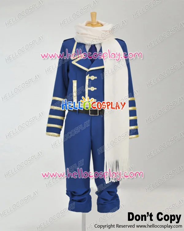 

Tegami Bachi Letter Bee Cosplay Lag Seeing Blue Uniform Costume H008