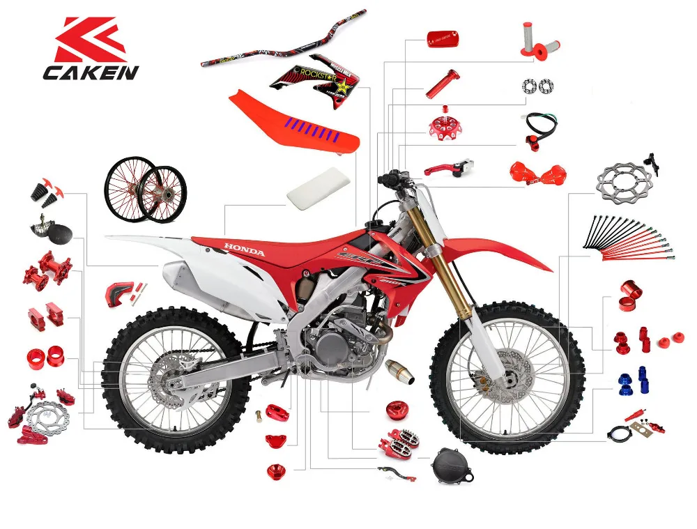 CNC Распорки ступицы заднего колеса для honda cr 250 cr125r crf250x crf 450 crf250r crf450r dirtbike внедорожный мотоцикл