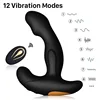 12 Speeds Vibrating Wireless Double head vibration Prostate Massager Anal Sex Toys,Waterproof Remote Anal Silicone Vibrator ► Photo 2/6