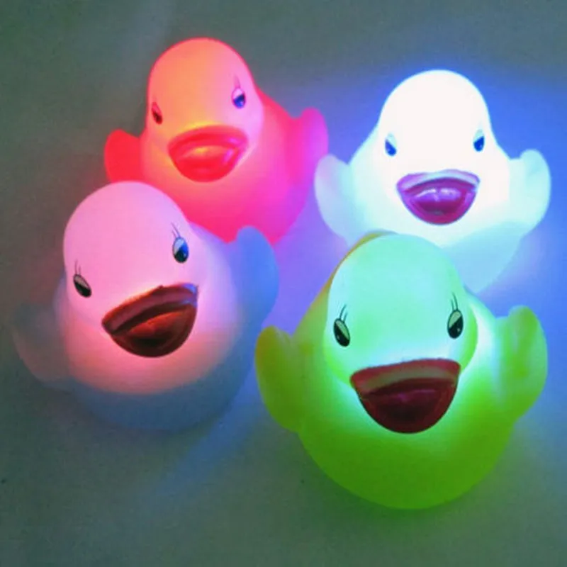 flashing bath ducks