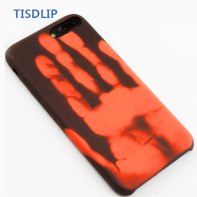 

TISDLIP Thermal Induction Fashion Phone cases for Apple iphone 7 8 7plus X Case for Iphone 6 6s Cover Thermal Induction