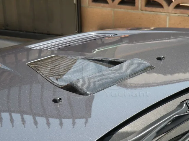 2008-2012 Mitsubishi Lancer Evolution EVO X OEM Style Hood Scoop CF (8)