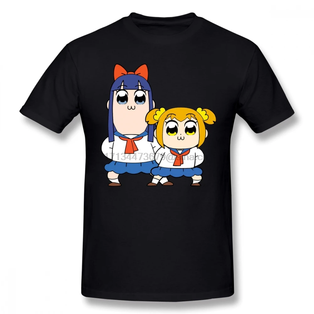 

Pop Team Epic T Shirt Pop Team Epic Pipimi Popuko T-Shirt Short Sleeves 100 Cotton Tee Shirt Plus size Fun Basic Graphic Tshirt