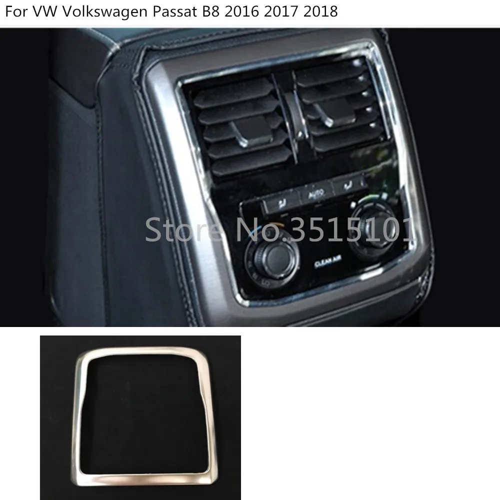 

car styling garnish cover trim rear back upside Air conditioning Outlet Vent 1pcs For Volkswagen VW Passat B8 2016 2017 2018