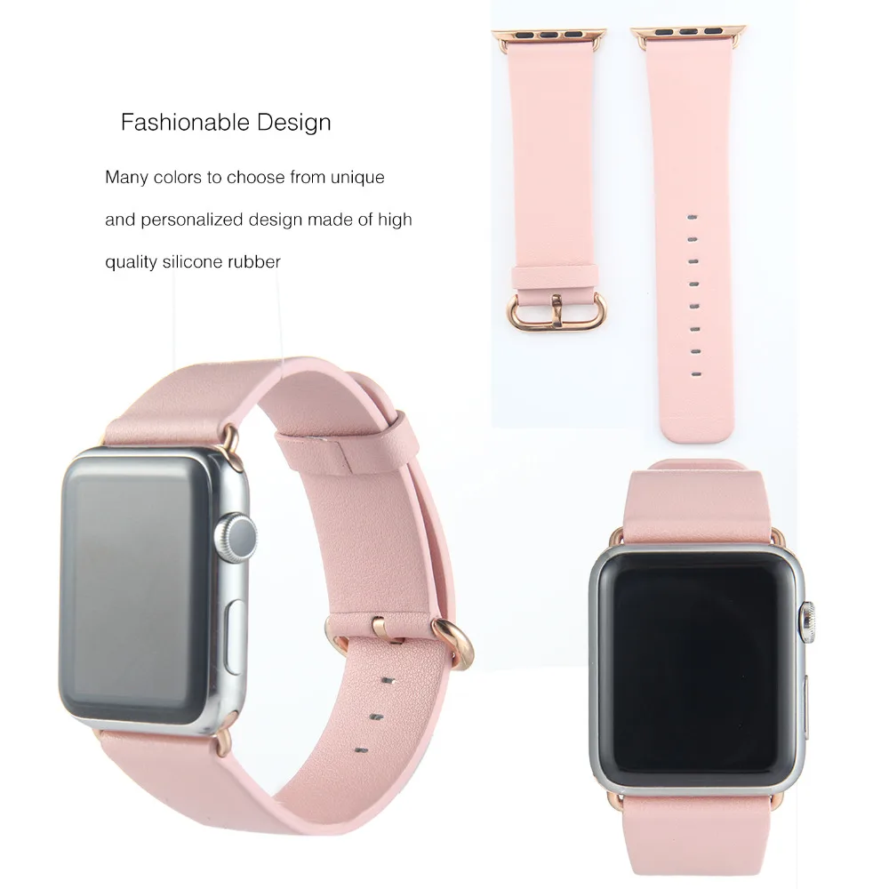 

High Quality Genuine Leather Loop for Apple Watch Band 38mm 42mm 40mm 44mm for iWatch Series 4 3 2 1 Wrist Bracelet Belt
