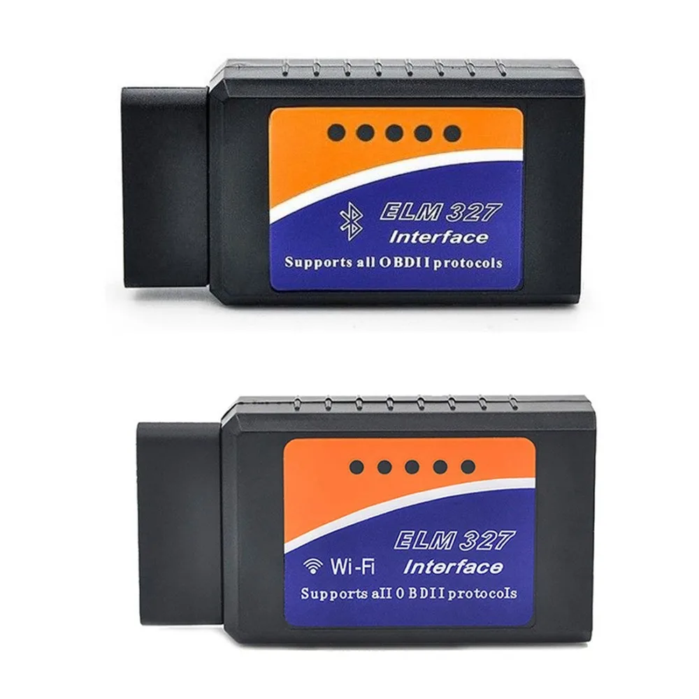 ELM327 Wi-Fi или Bluetooth OBD2 Автомобильная диагностика obd-ii сканер инструмент для чтения кода