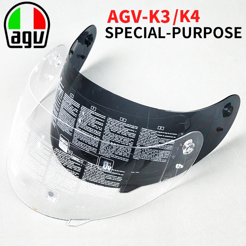 Оригинальный AGV объектив мотоциклетный шлем козырек полное лицо Щит чехол для K3 K4
