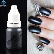 OPHIR черный Аэрограф ногтей Чернила для ногтей трафарет Книги по искусству полировка 10 мл/бутылка Временные татуировки пигмента_ ta098-1